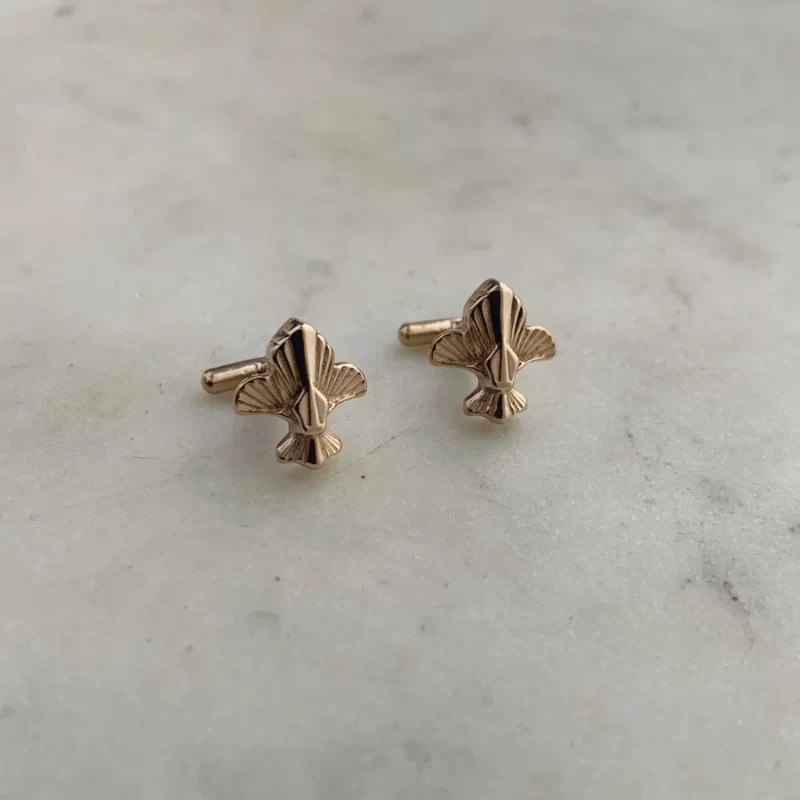 bronze cufflinks