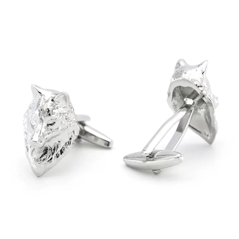 wolf cufflinks