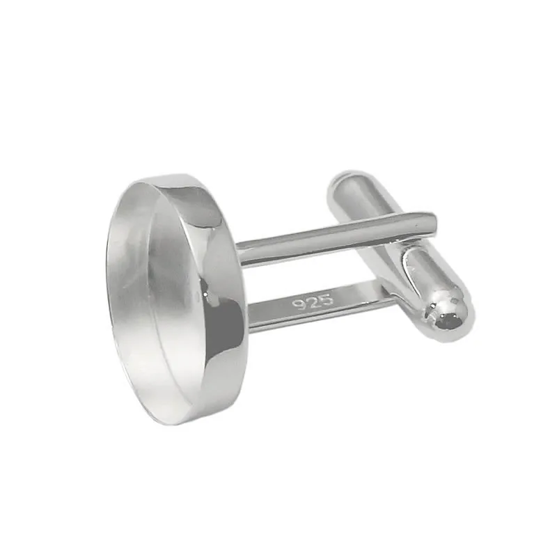 white gold cufflinks