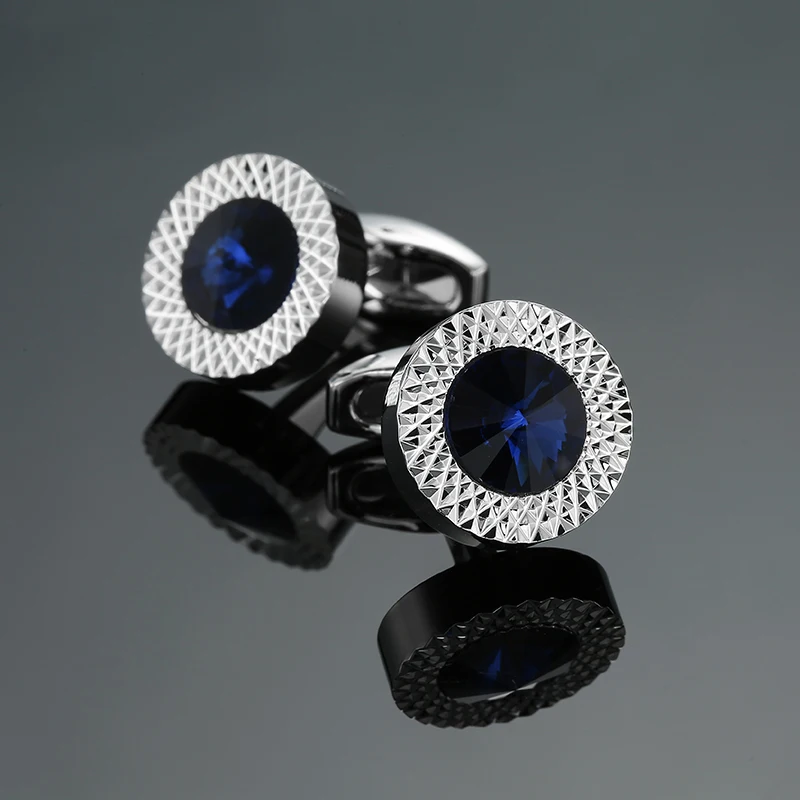 white gold cufflinks
