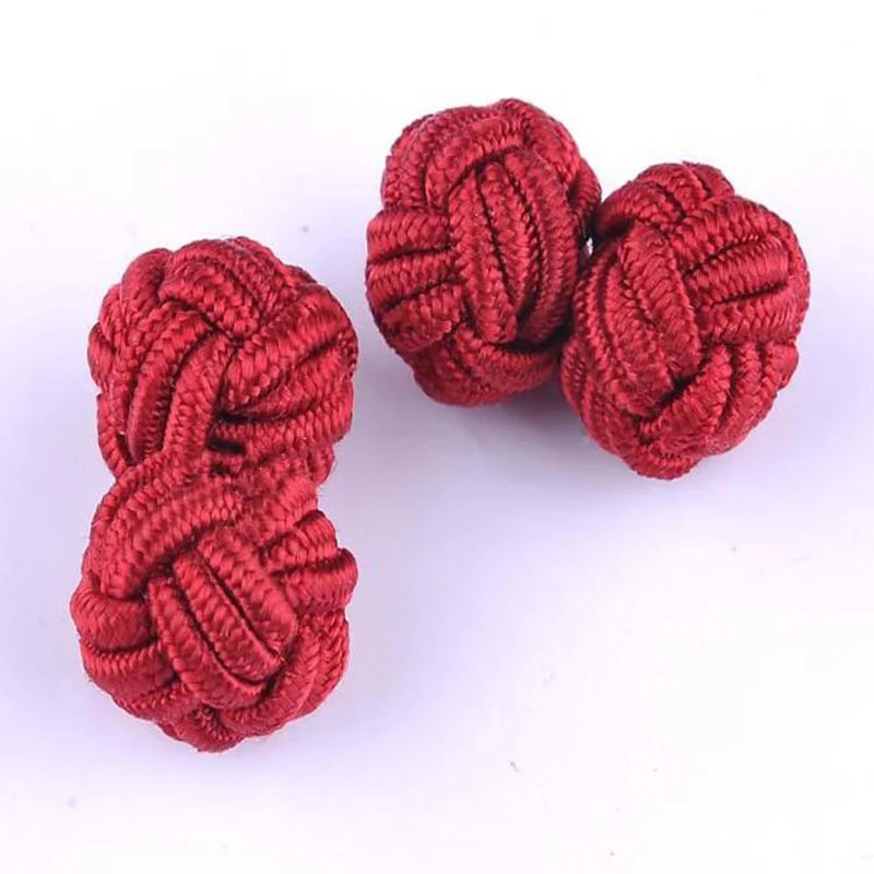 silk knot cufflinks