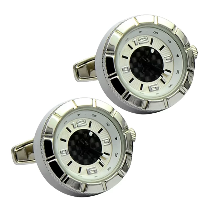 designer silver cufflinks