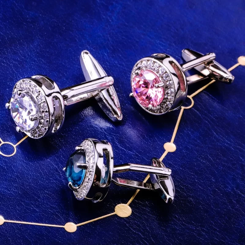 putting on cufflinks
