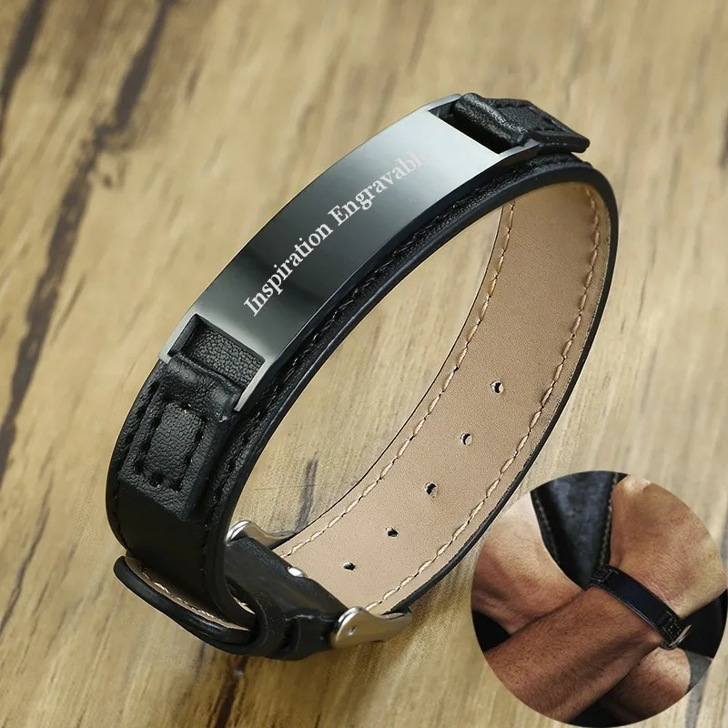 engraved bracelets for men