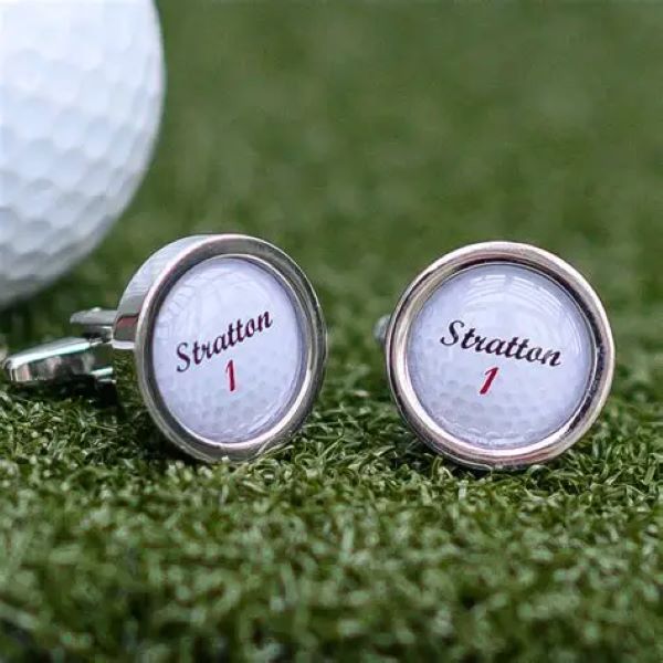 golf cufflinks