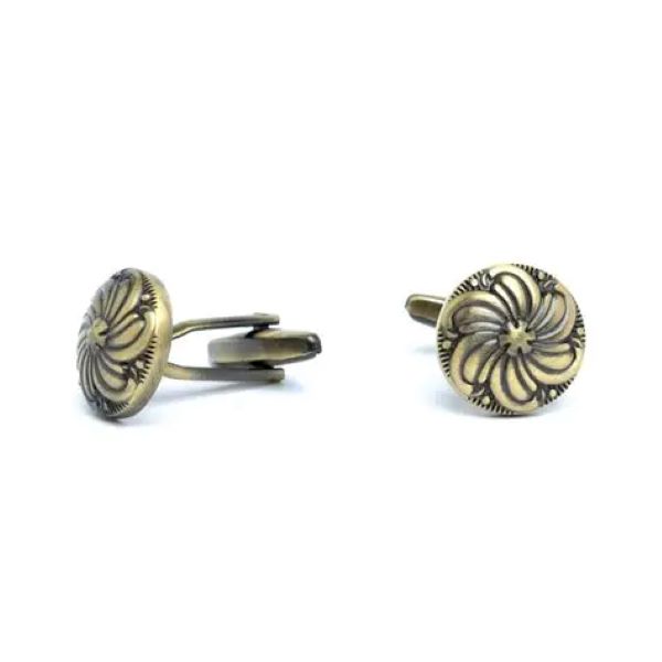 bronze cufflinks