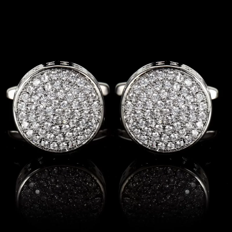 mens diamond cufflinks