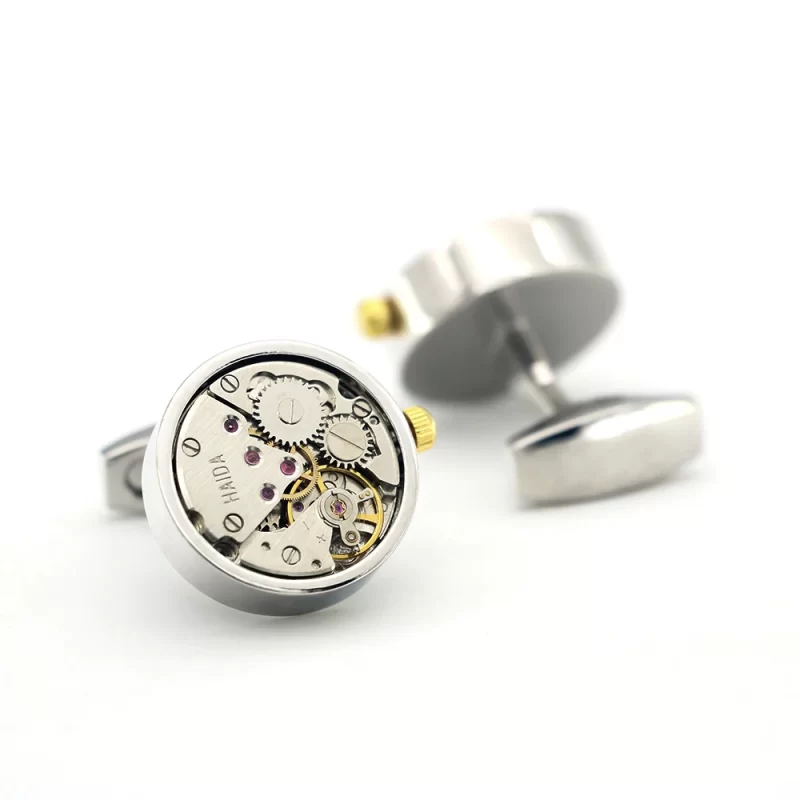 watch movement cufflinks