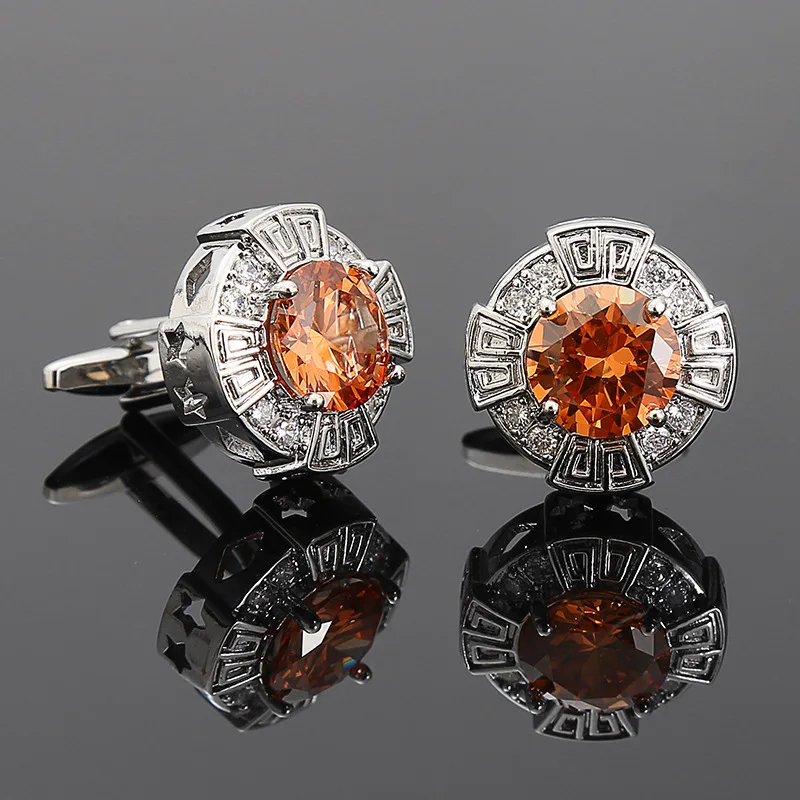 mens diamond cufflinks