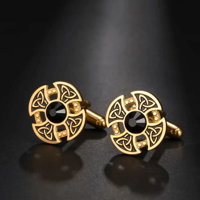 vintage gold cufflinks