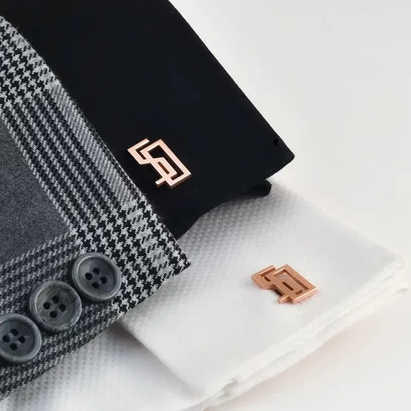 suit with cufflinks