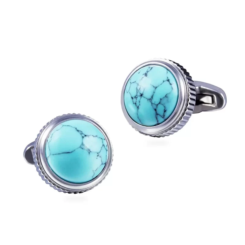 turquoise cufflinks