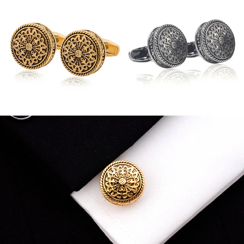 vintage gold cufflinks