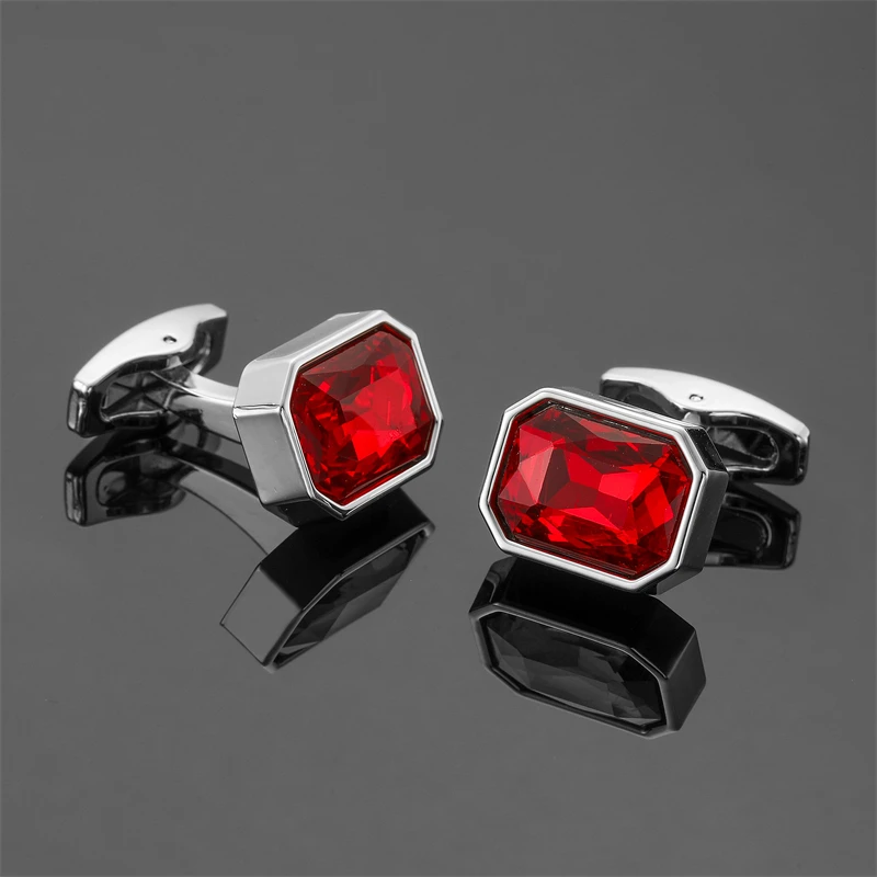 red cufflinks