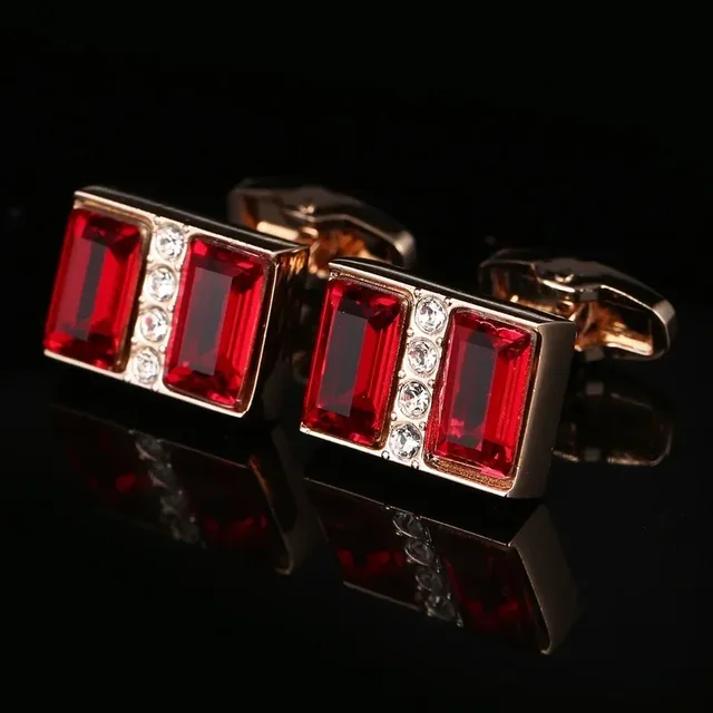 red cufflinks
