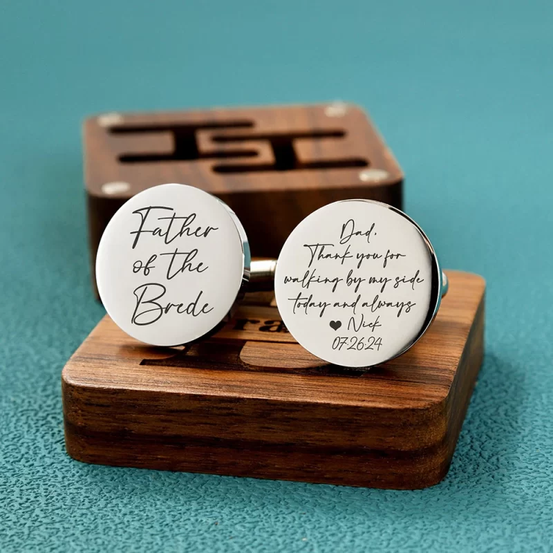 custom cufflinks for groomsmen