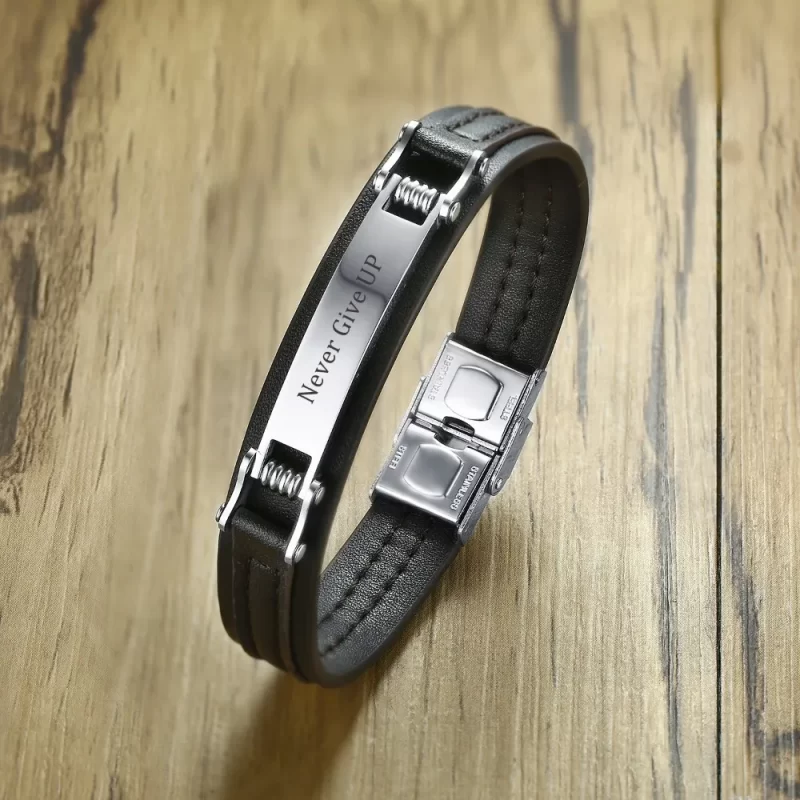 engraved bracelets for men