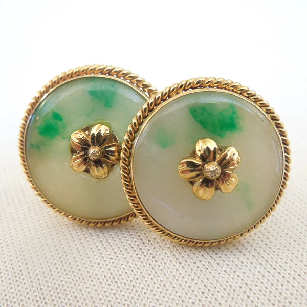 jade cufflinks