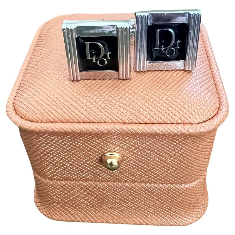 christian dior cufflinks