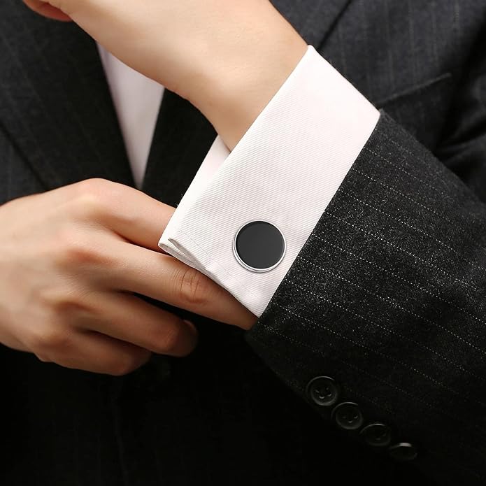 put cufflinks on a shirt with buttons