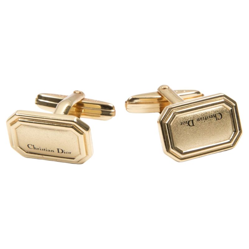 christian dior cufflinks