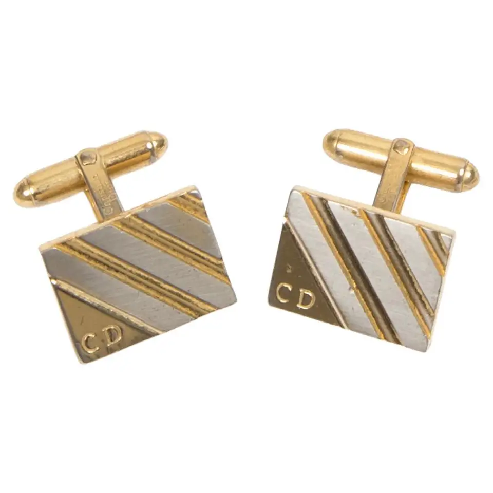 christian dior cufflinks