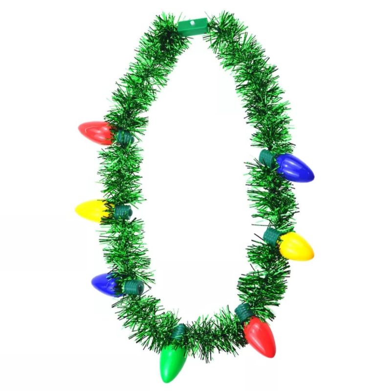 christmas necklace lights