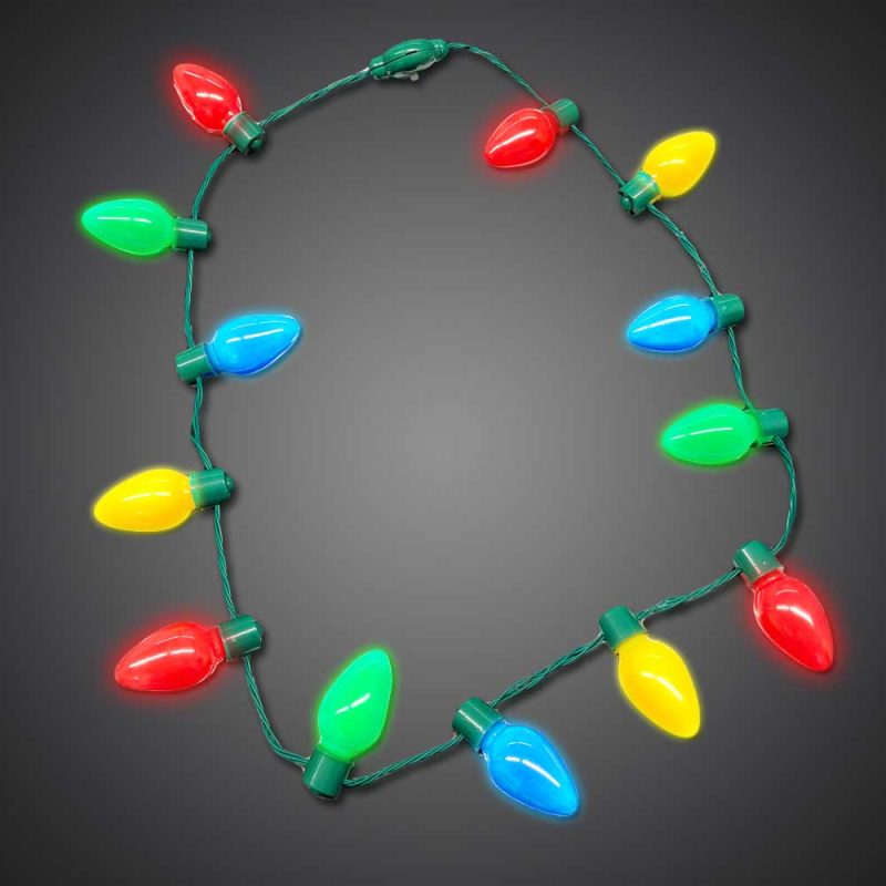 christmas bulb necklace
