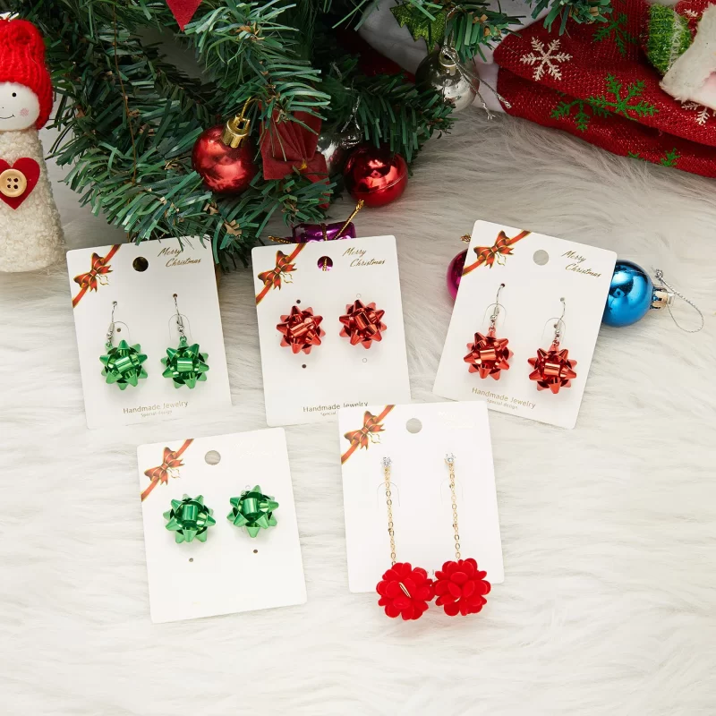 christmas earrings studs