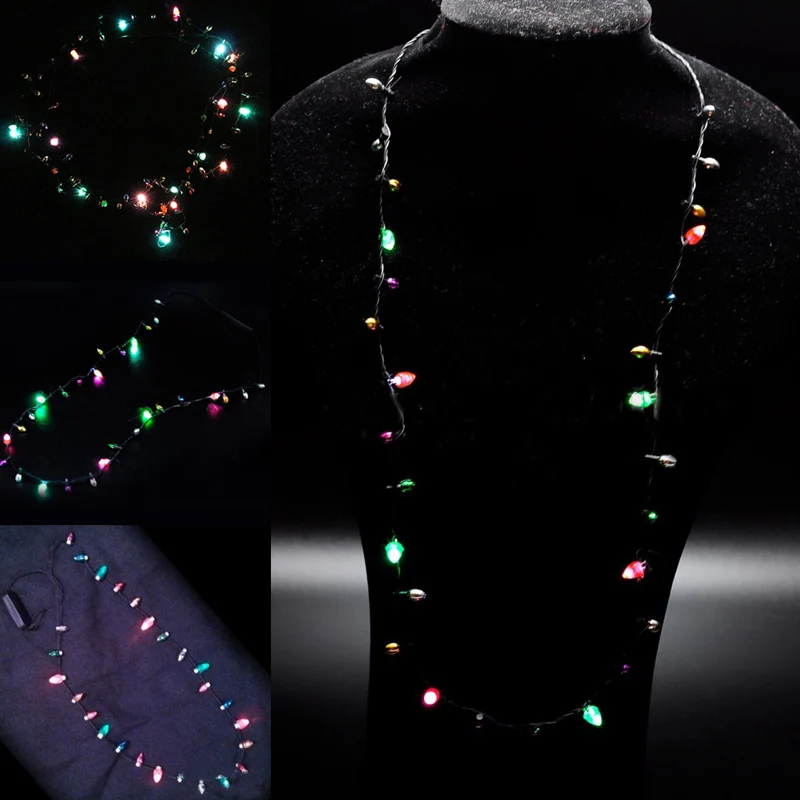 light up christmas necklace