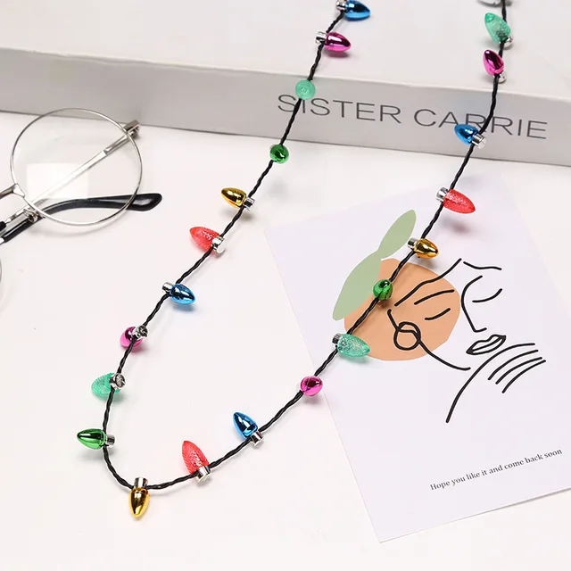 light up christmas necklace