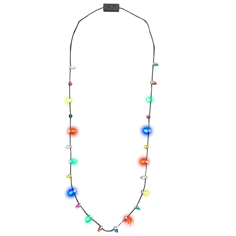 christmas light necklace
