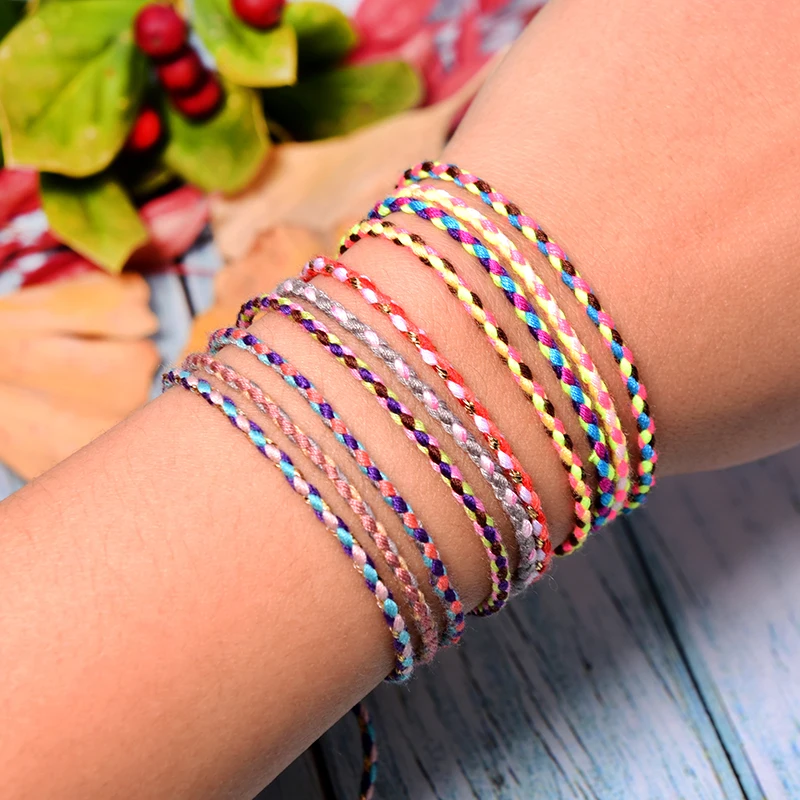 embroidery floss bracelets