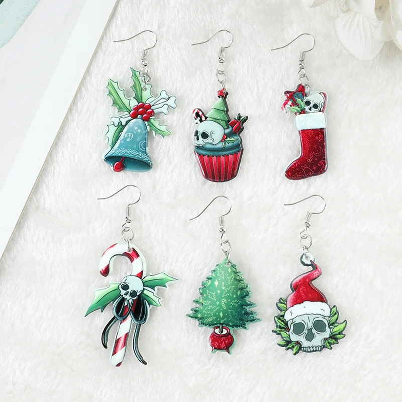 elegant christmas earrings