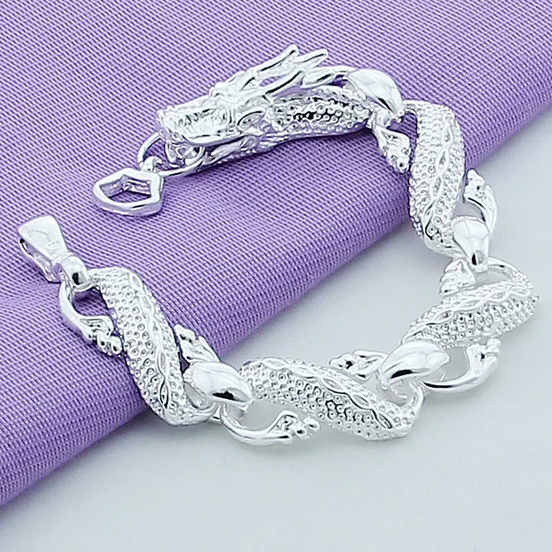 mens sterling silver bracelets