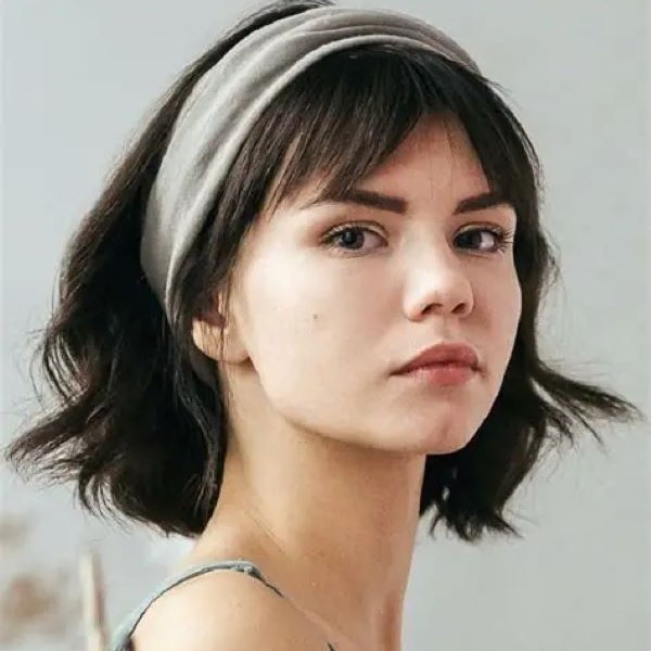 headbands with short hair