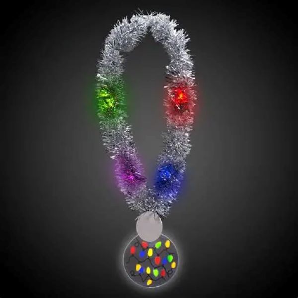 light up necklace christmas