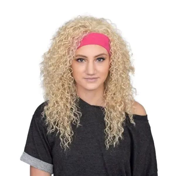 easy 80's hairstyles with headbands