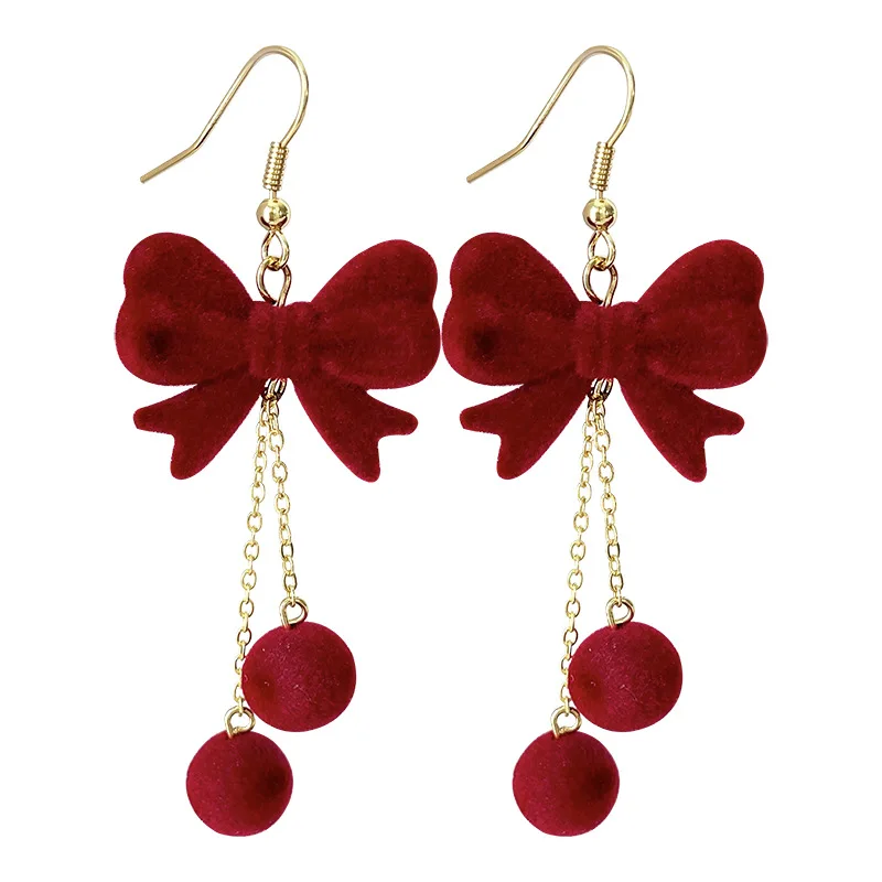 christmas clip on earrings