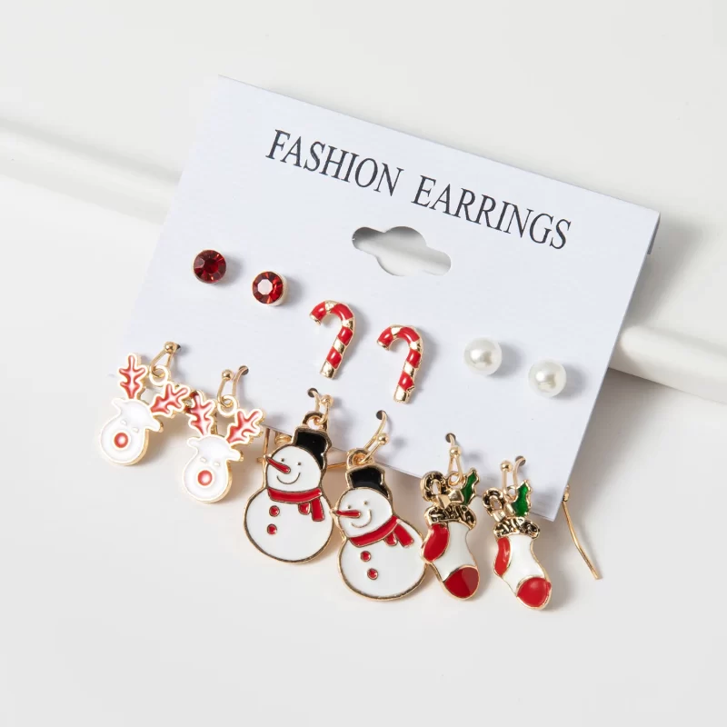 christmas earrings