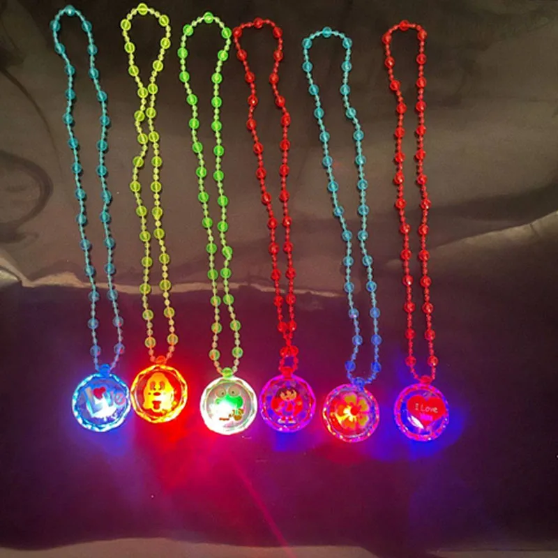 christmas lights necklace