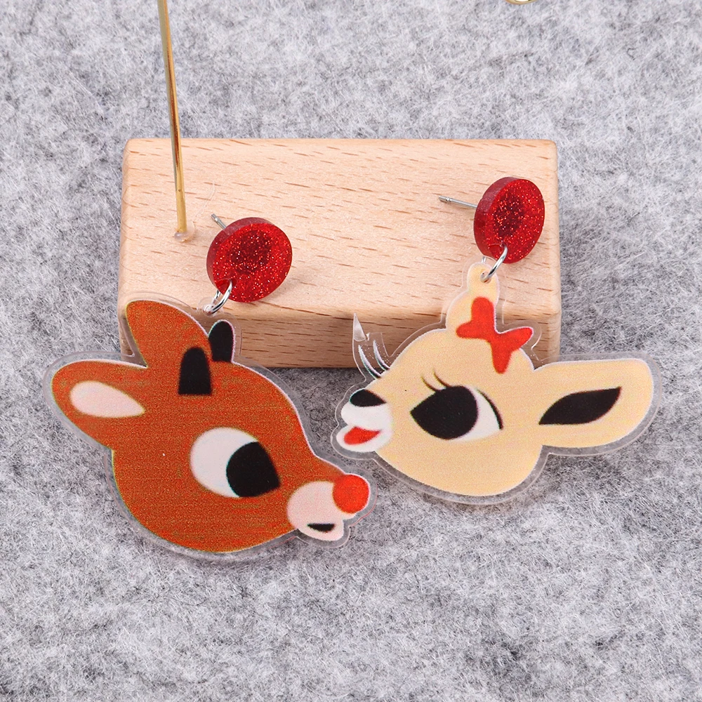 cute christmas earrings