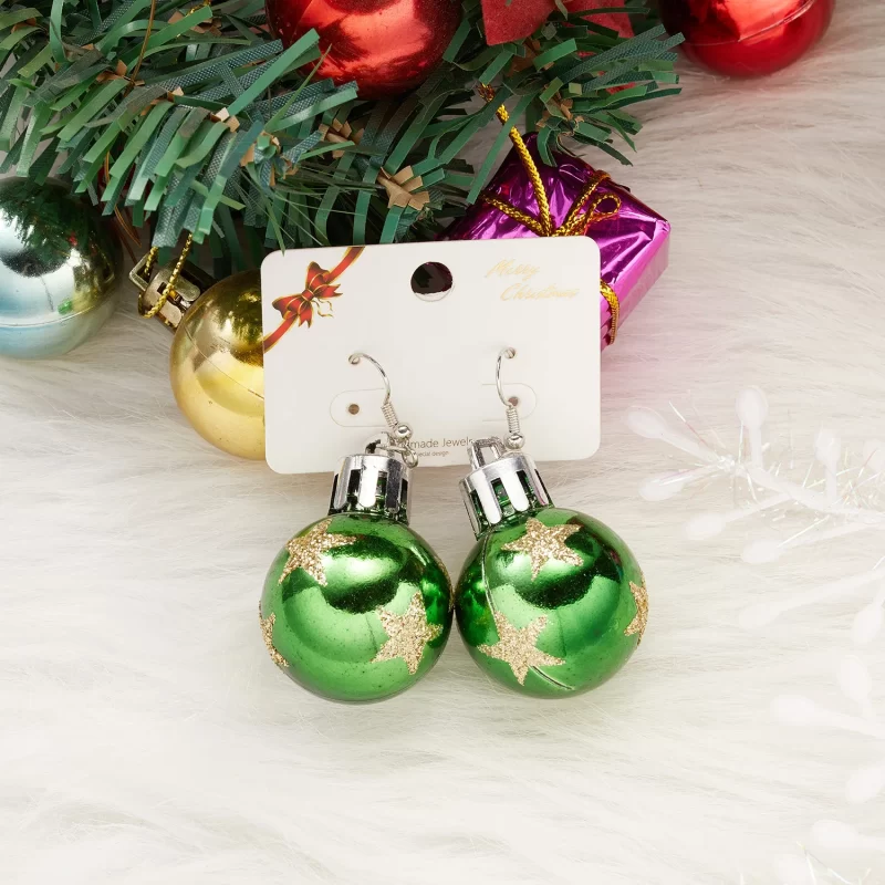 elegant christmas earrings