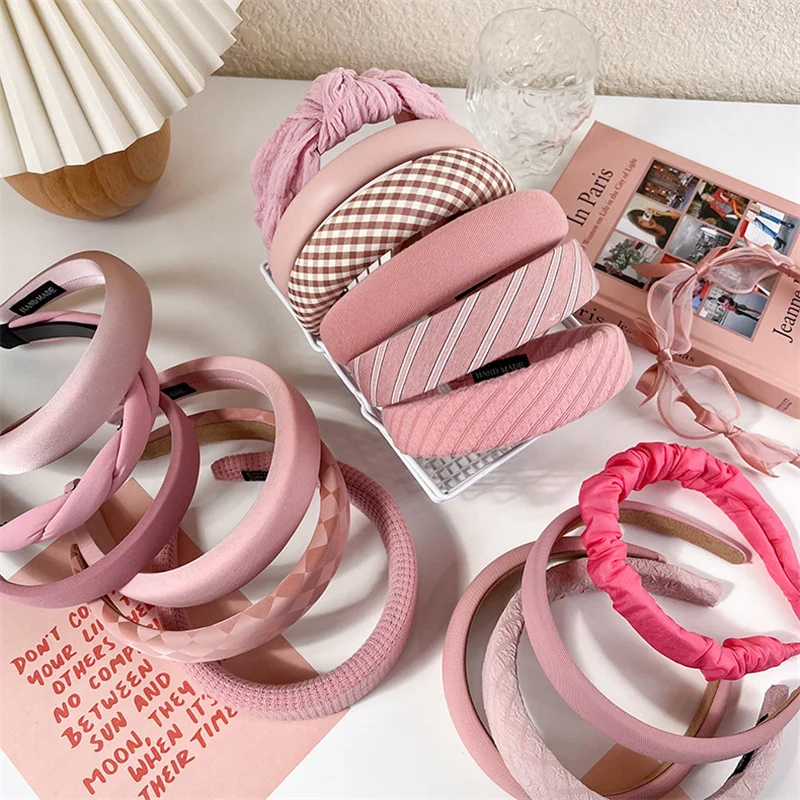 pink headbands