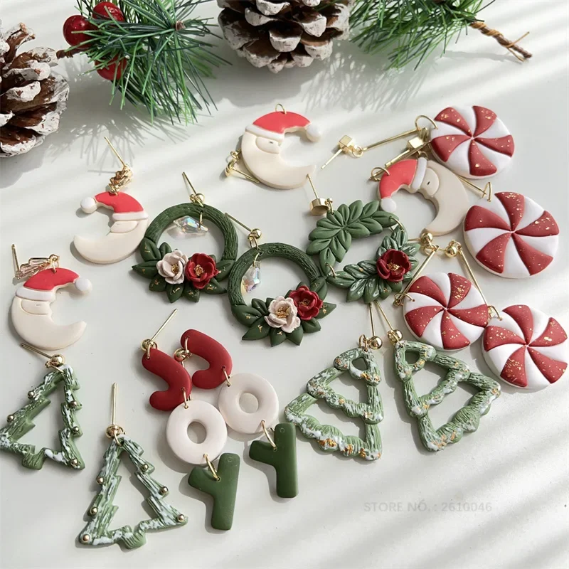 diy christmas earrings