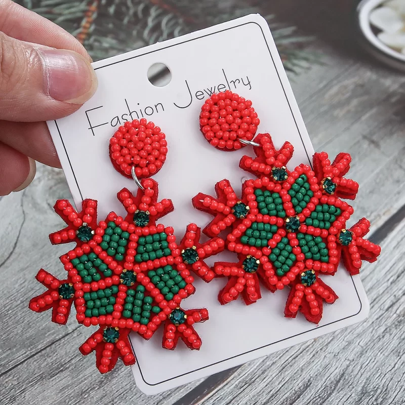 cute christmas earrings