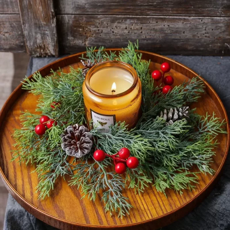 christmas candle ring