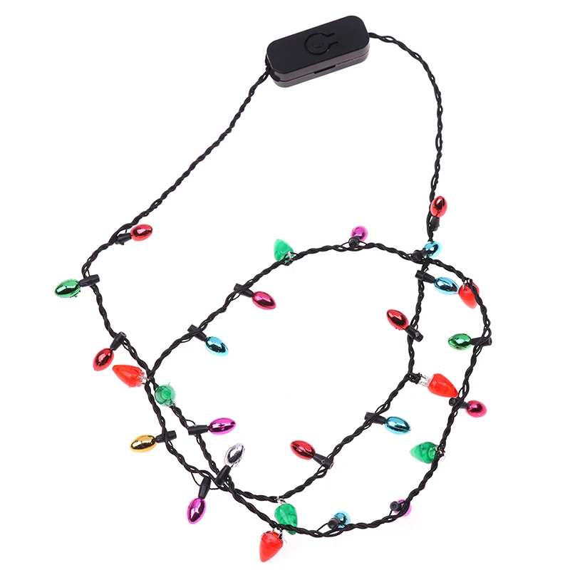 christmas light necklace