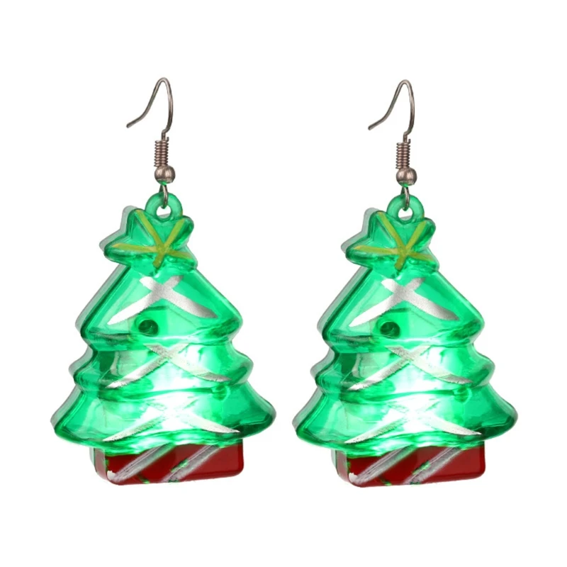 christmas light earrings