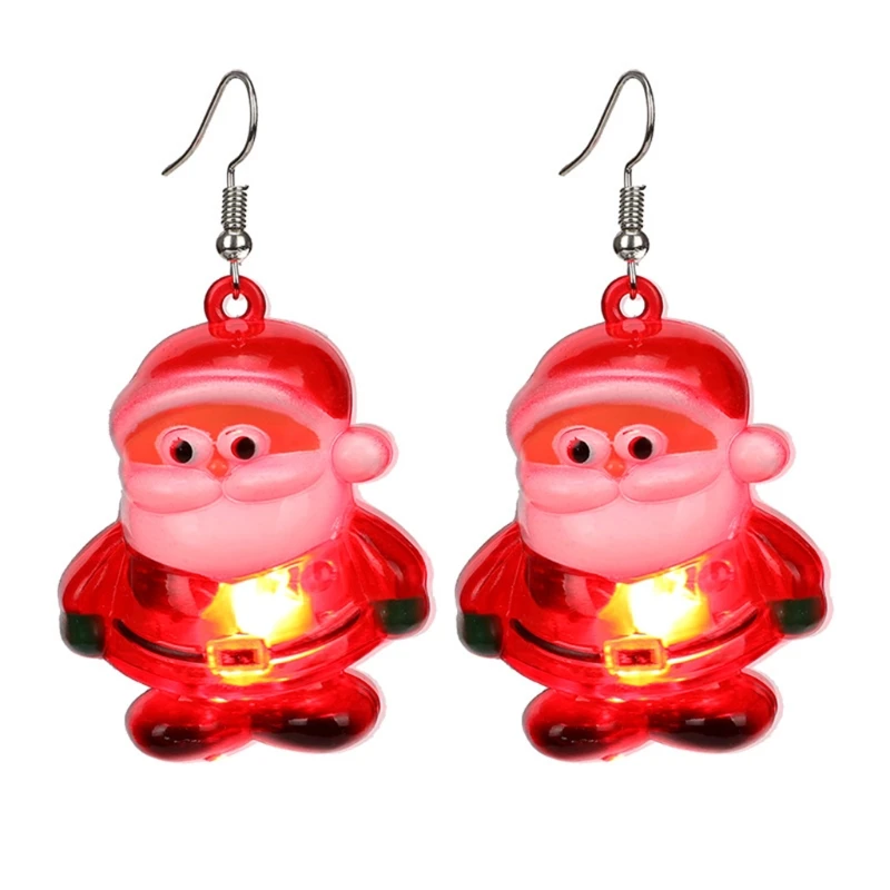 light up christmas earrings